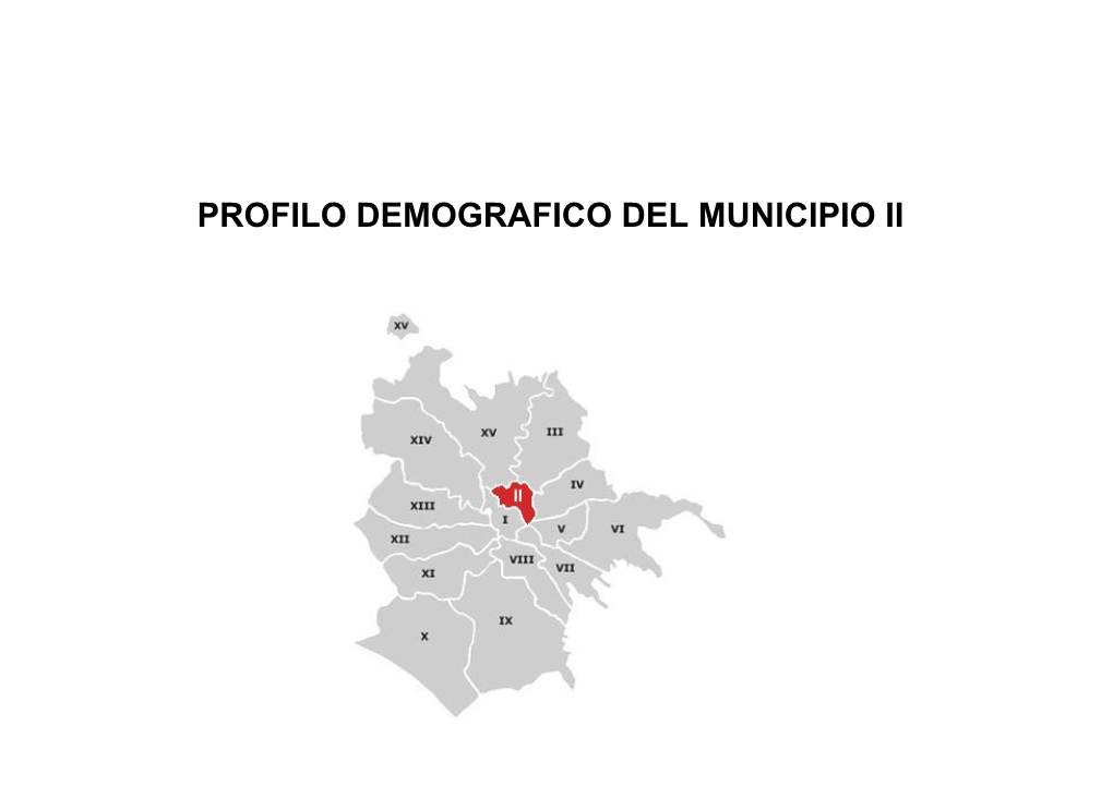 Profilo Demografico Del Municipio Ii