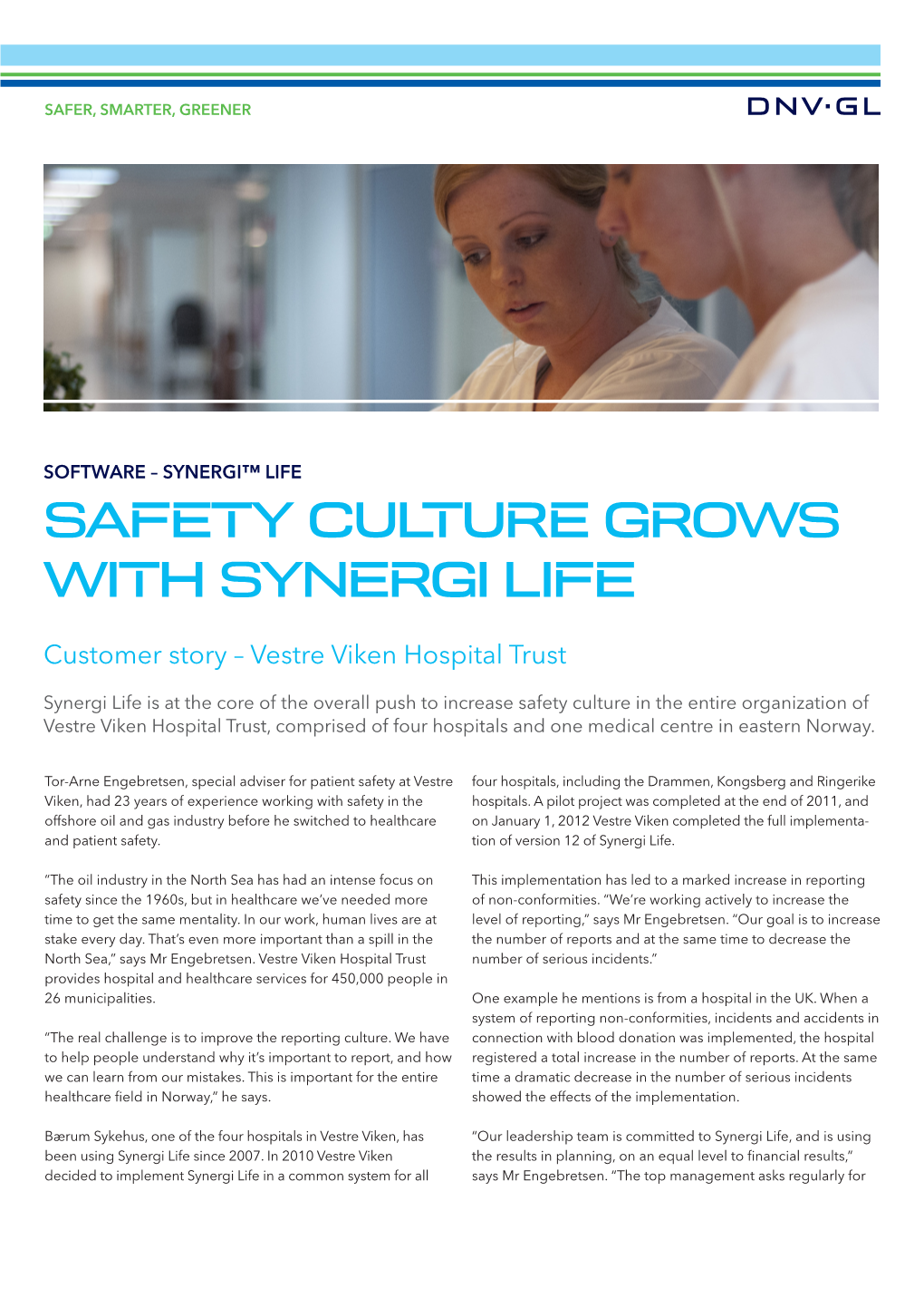 Safety Culture Grows with Synergi Life