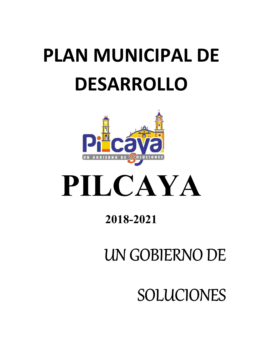 Plan Municipal De Desarrollo