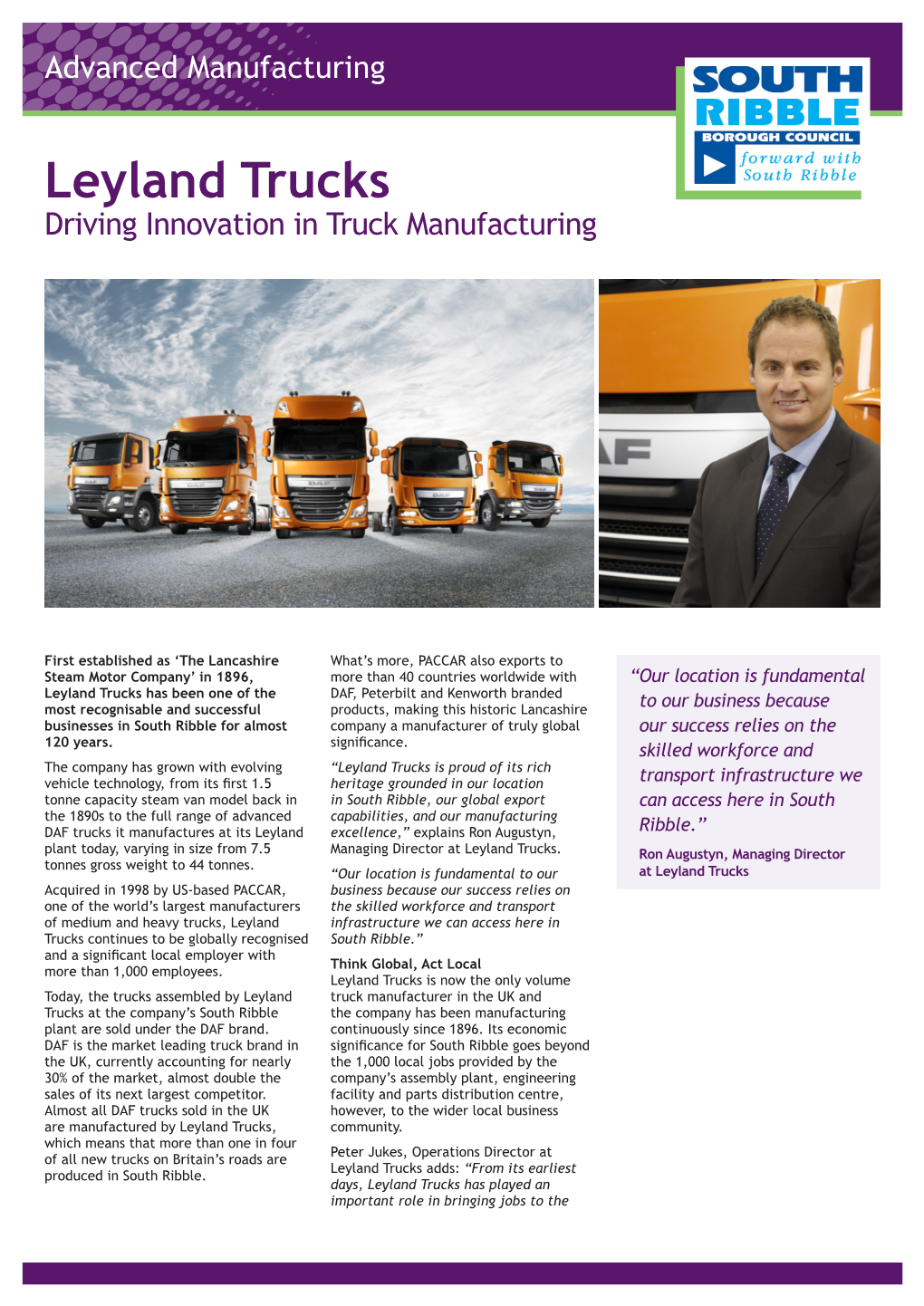 Leyland Trucks Driving Innovation in Truck Manufacturing