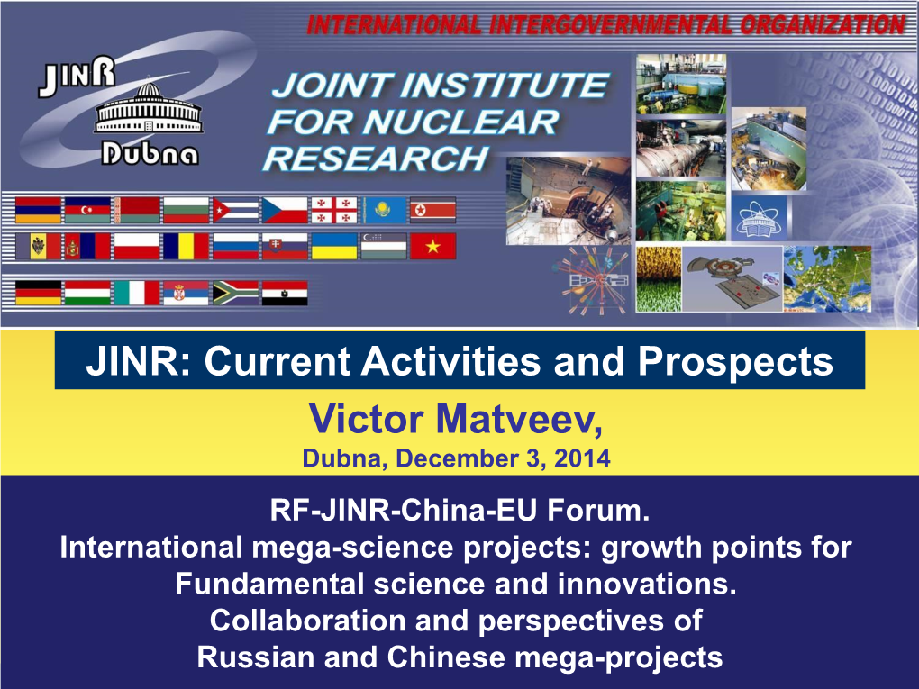 94Th Session of the JINR Scientific Council 5-6 June 2003