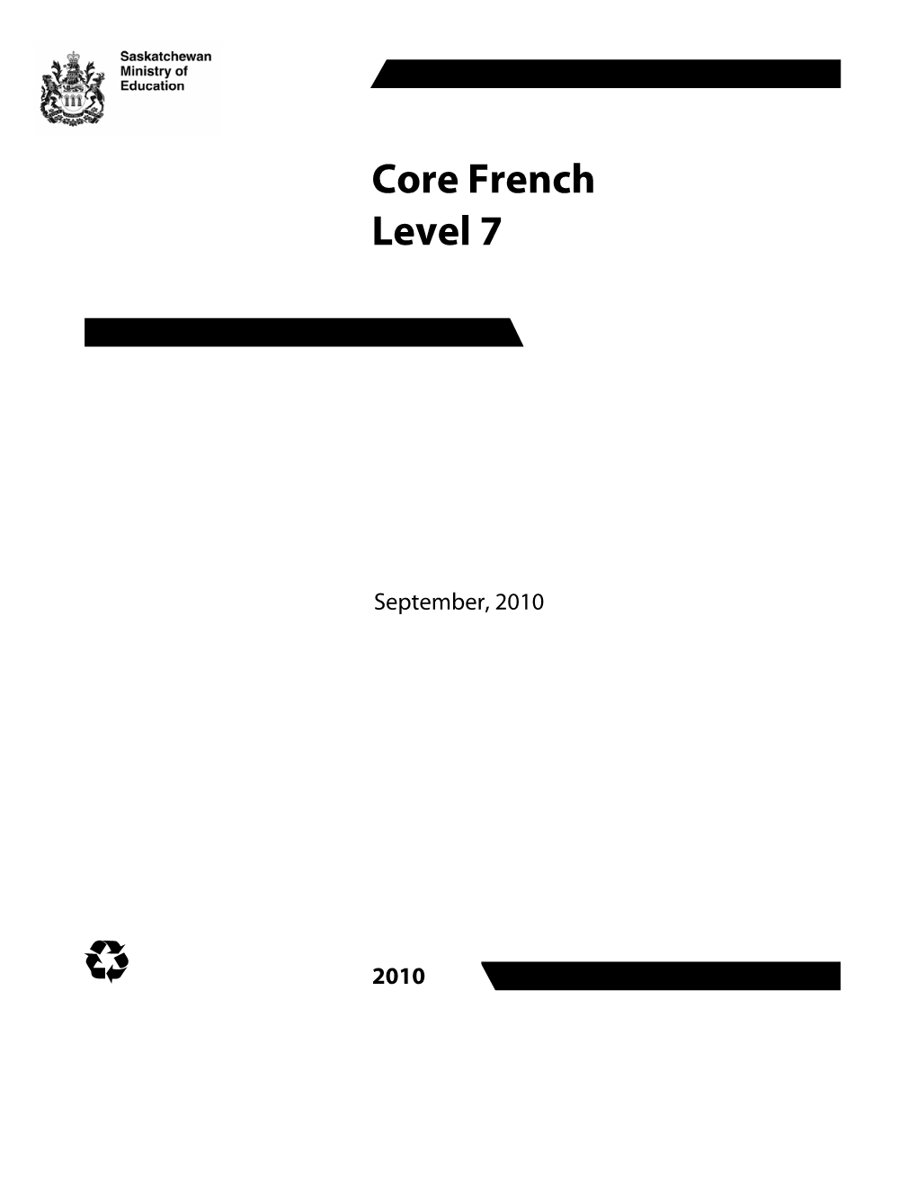 Core French Level 7
