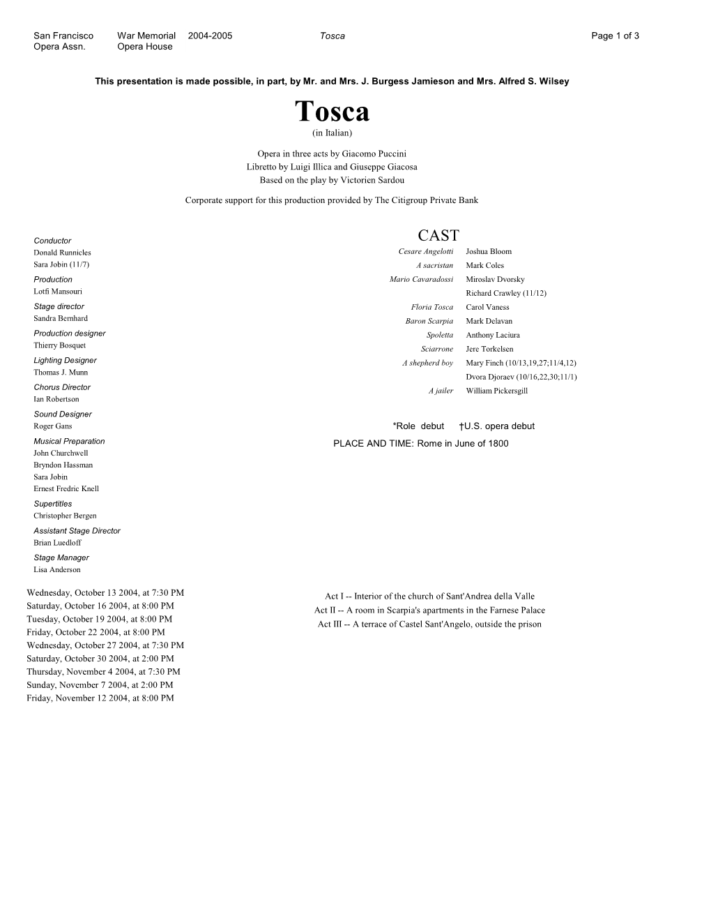 Tosca Page 1 of 3 Opera Assn