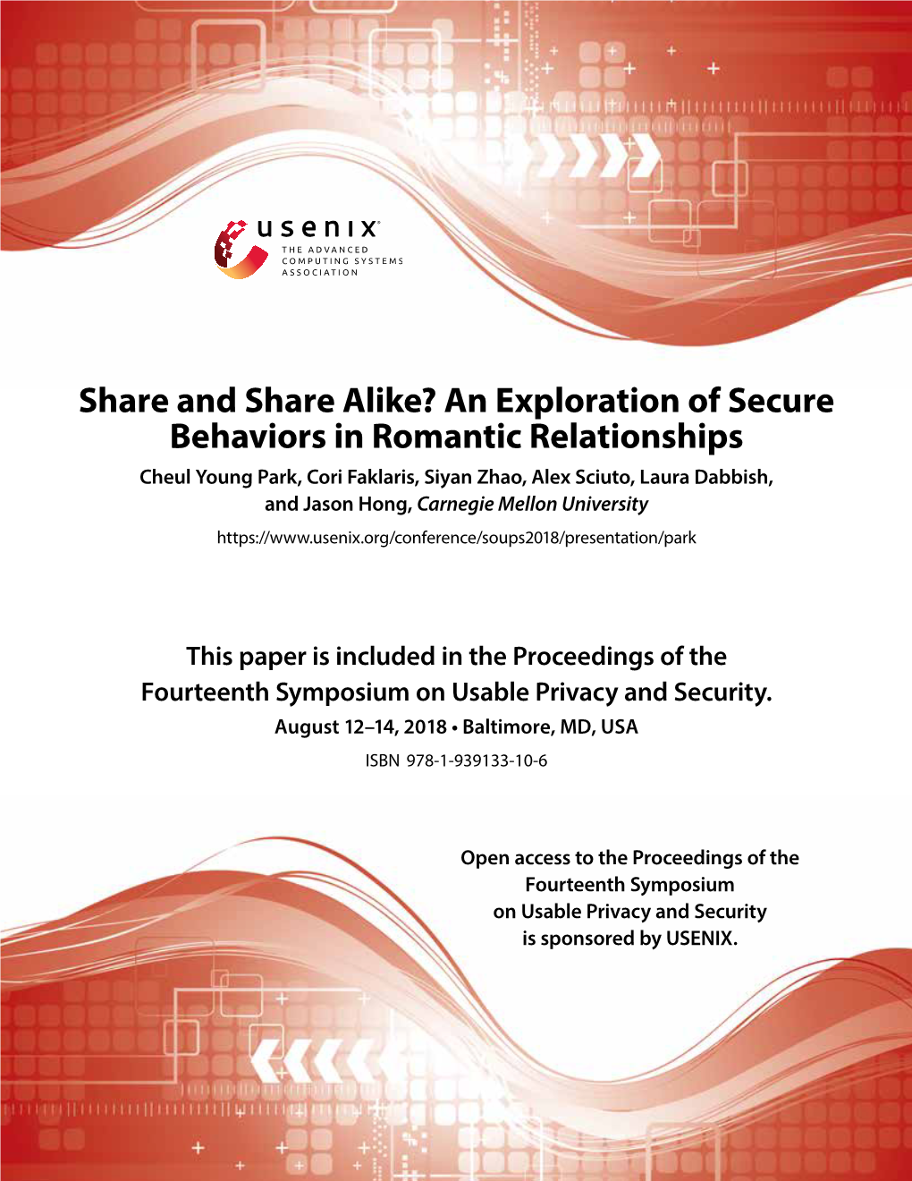 An Exploration of Secure Behaviors in Romantic Relationships