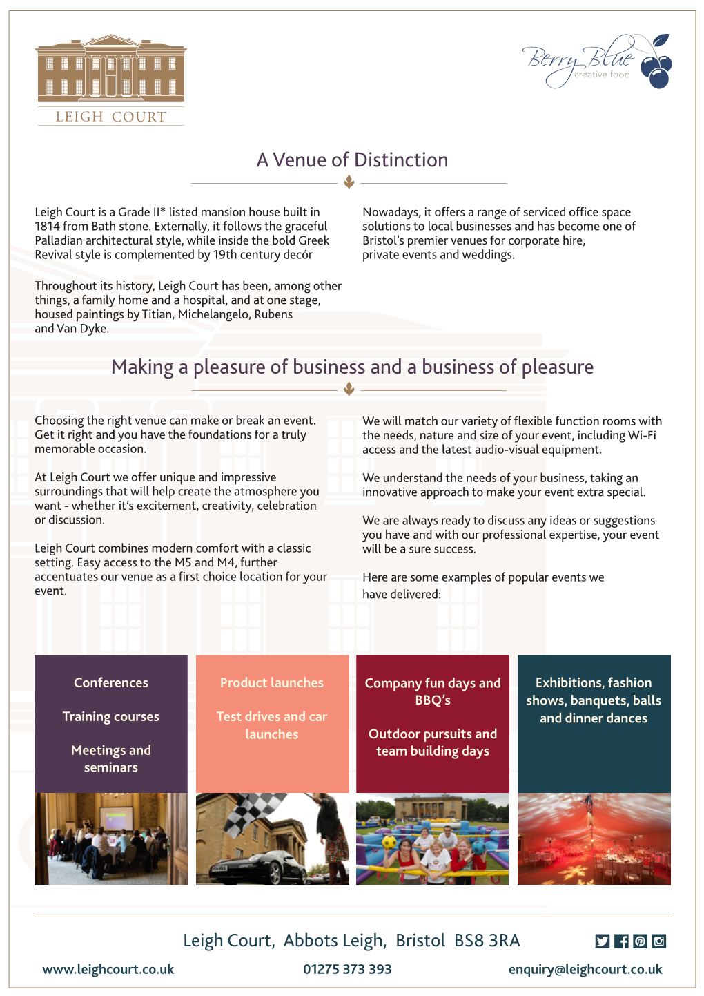 Leigh Court Corporate Brochure 2018