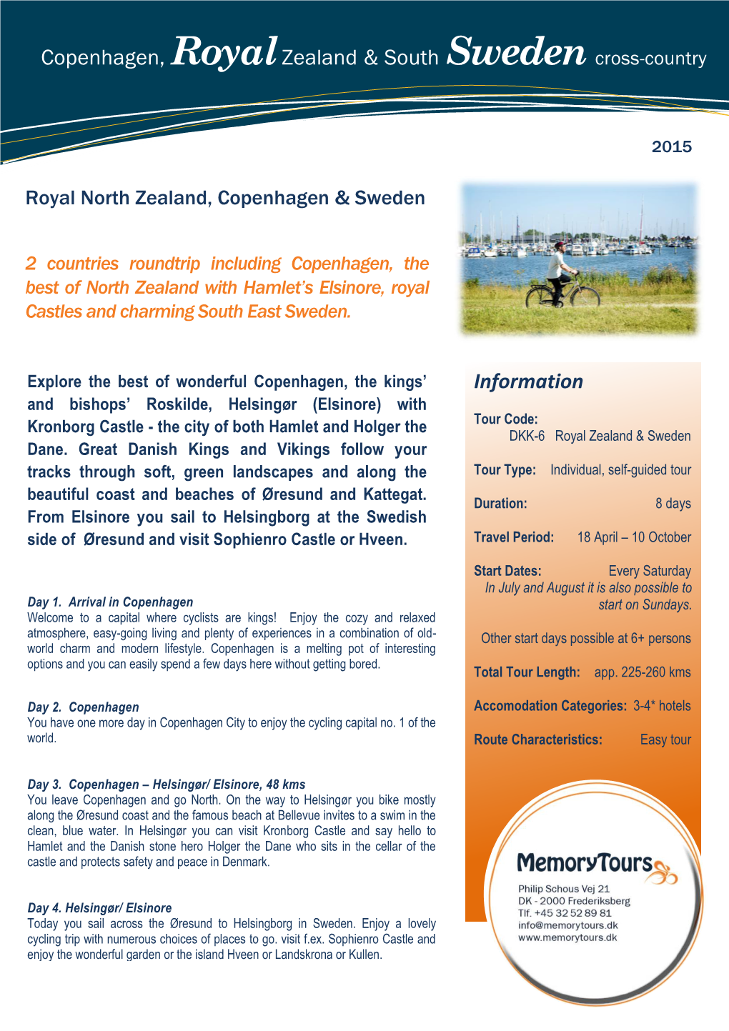 Copenhagen, Royalzealand & South Information