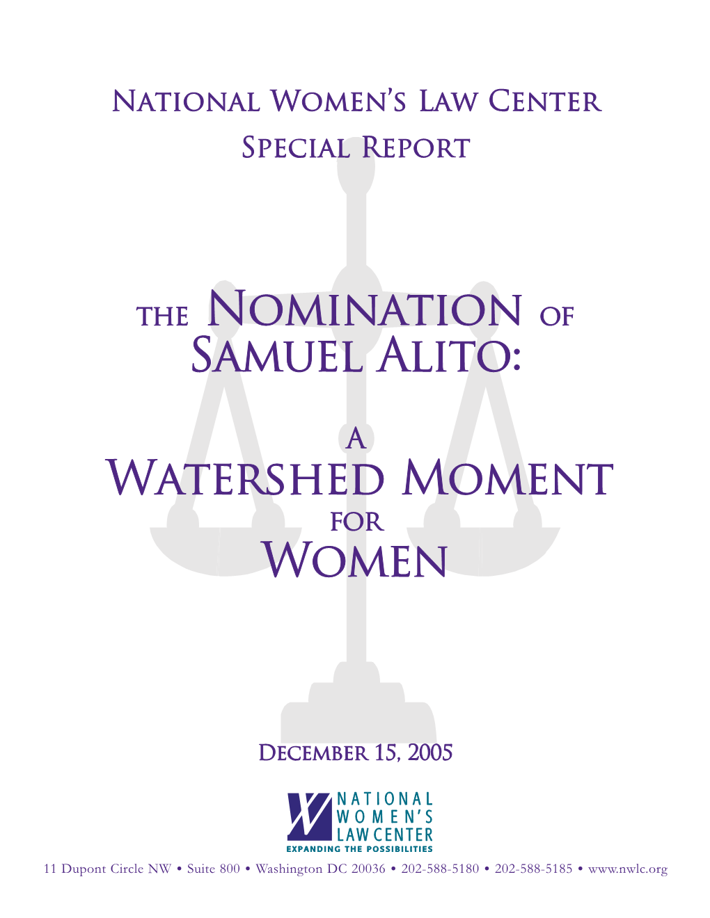 The Nomination of Samuel Alito