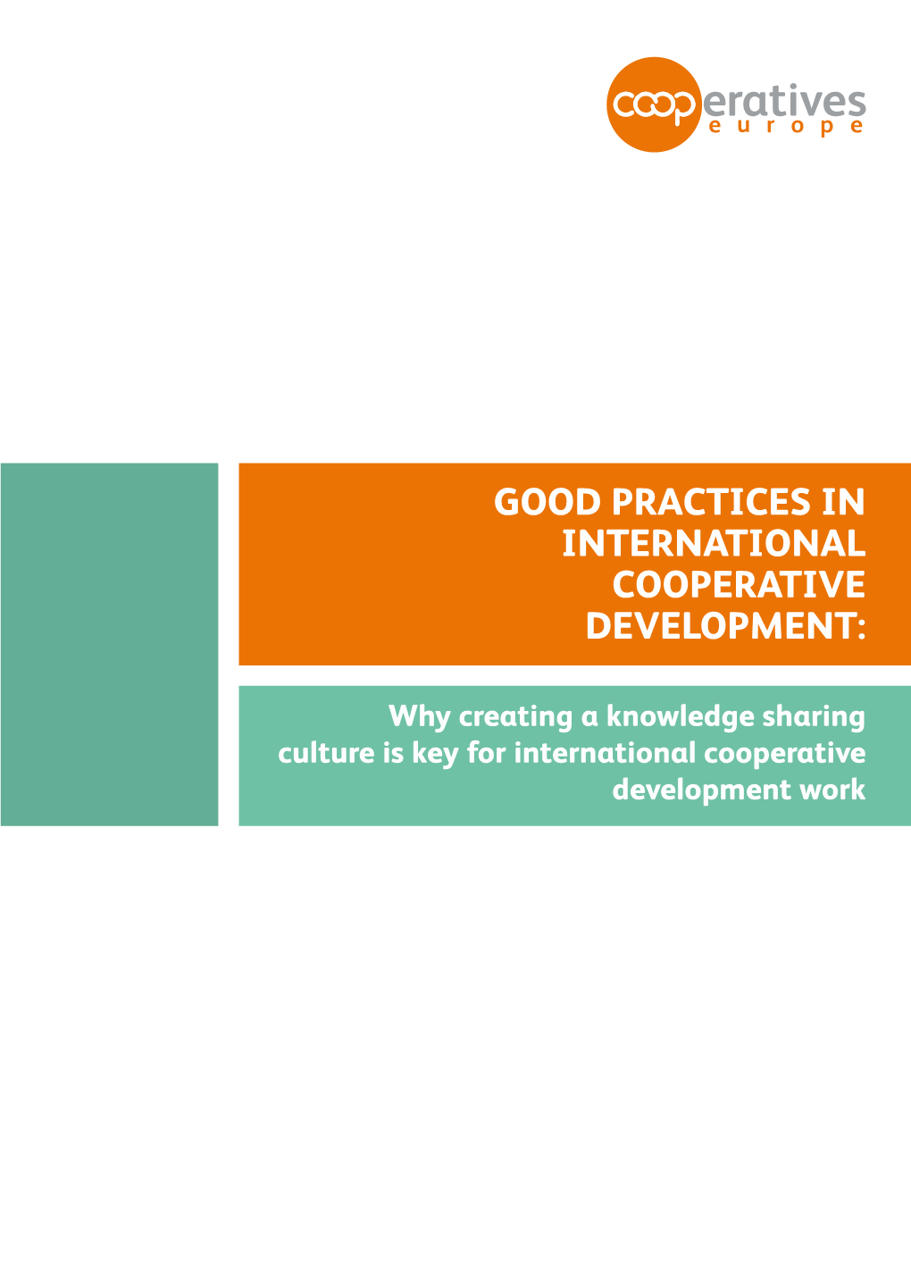 Good Practices in International Cooperative Development