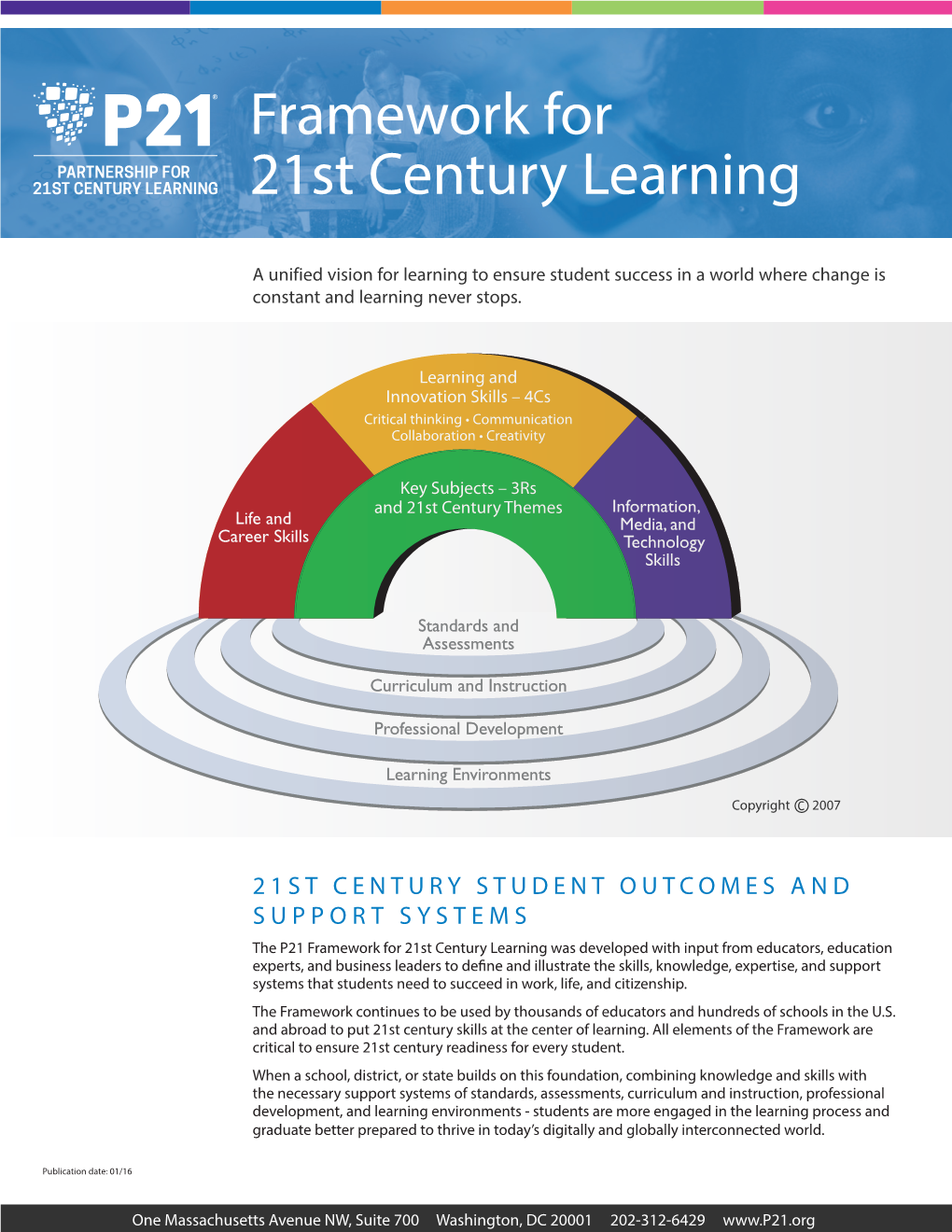 P21 Framework for 21St Century Learning