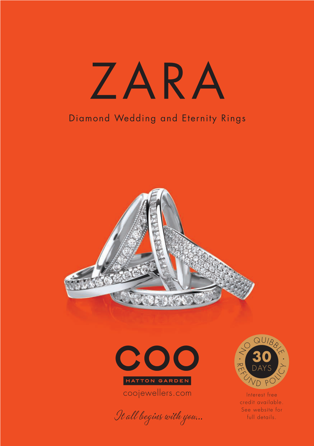 ZARA Diamond Wedding and Eternity Rings