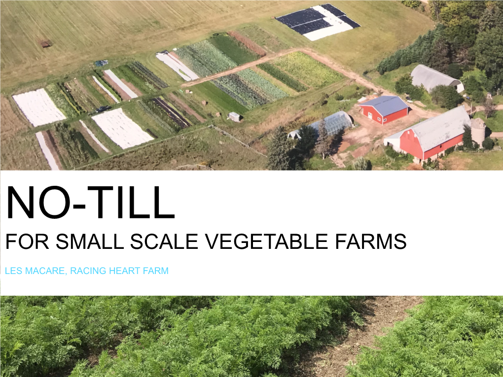 For Small Scale Vegetable Farms