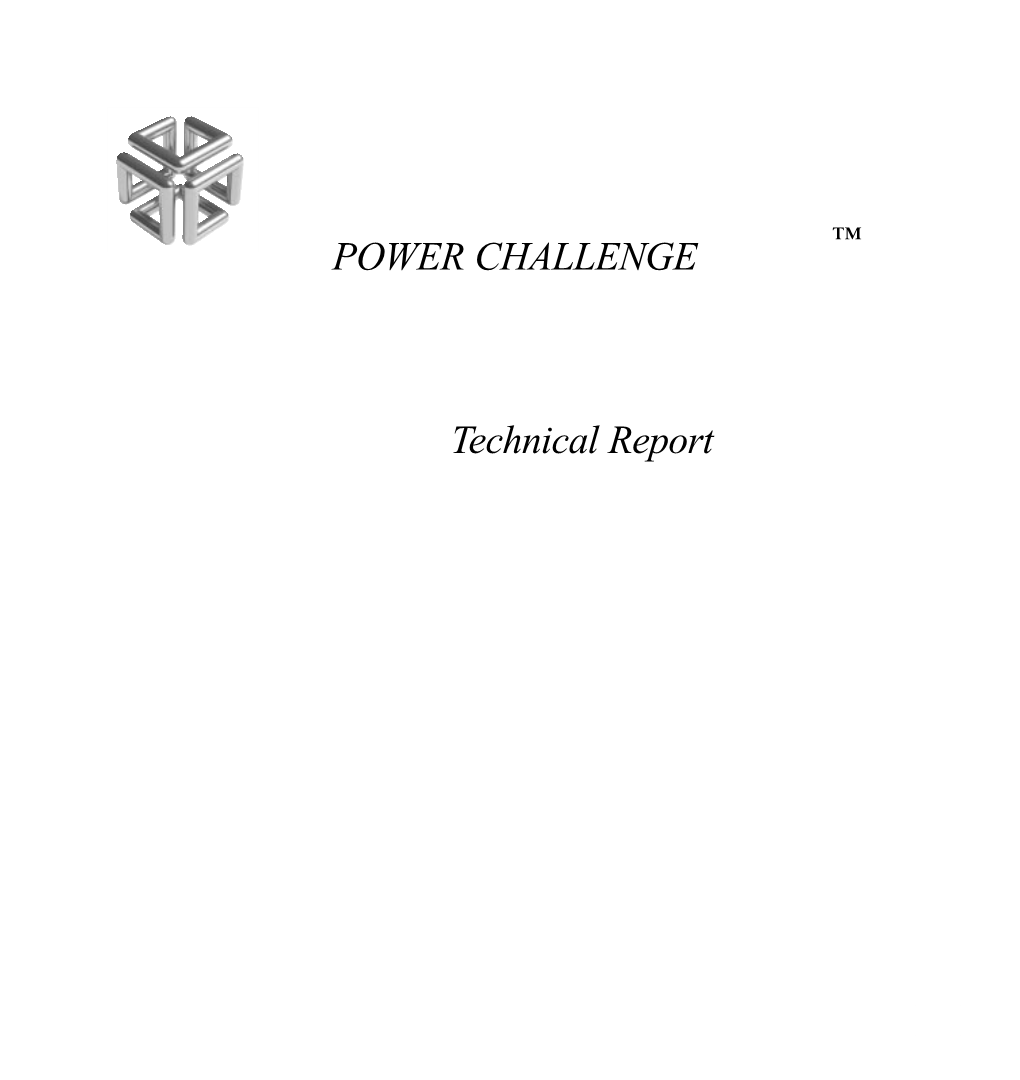 POWER CHALLENGE Technical Report