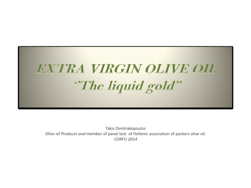 Greek Extra Virgin Olive