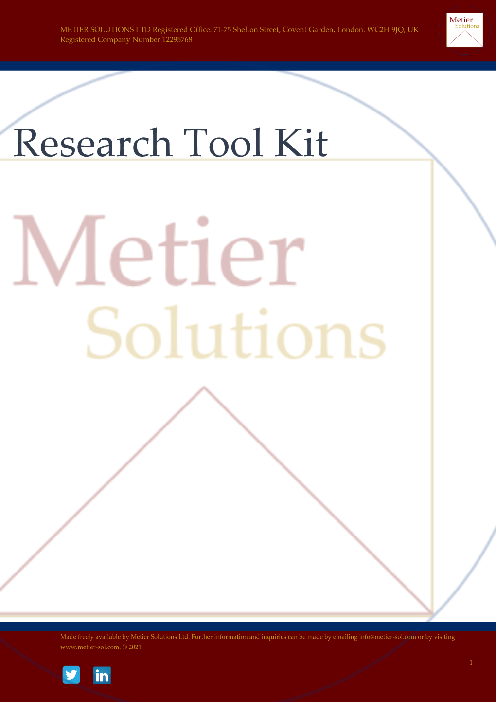 Research Tool Kit