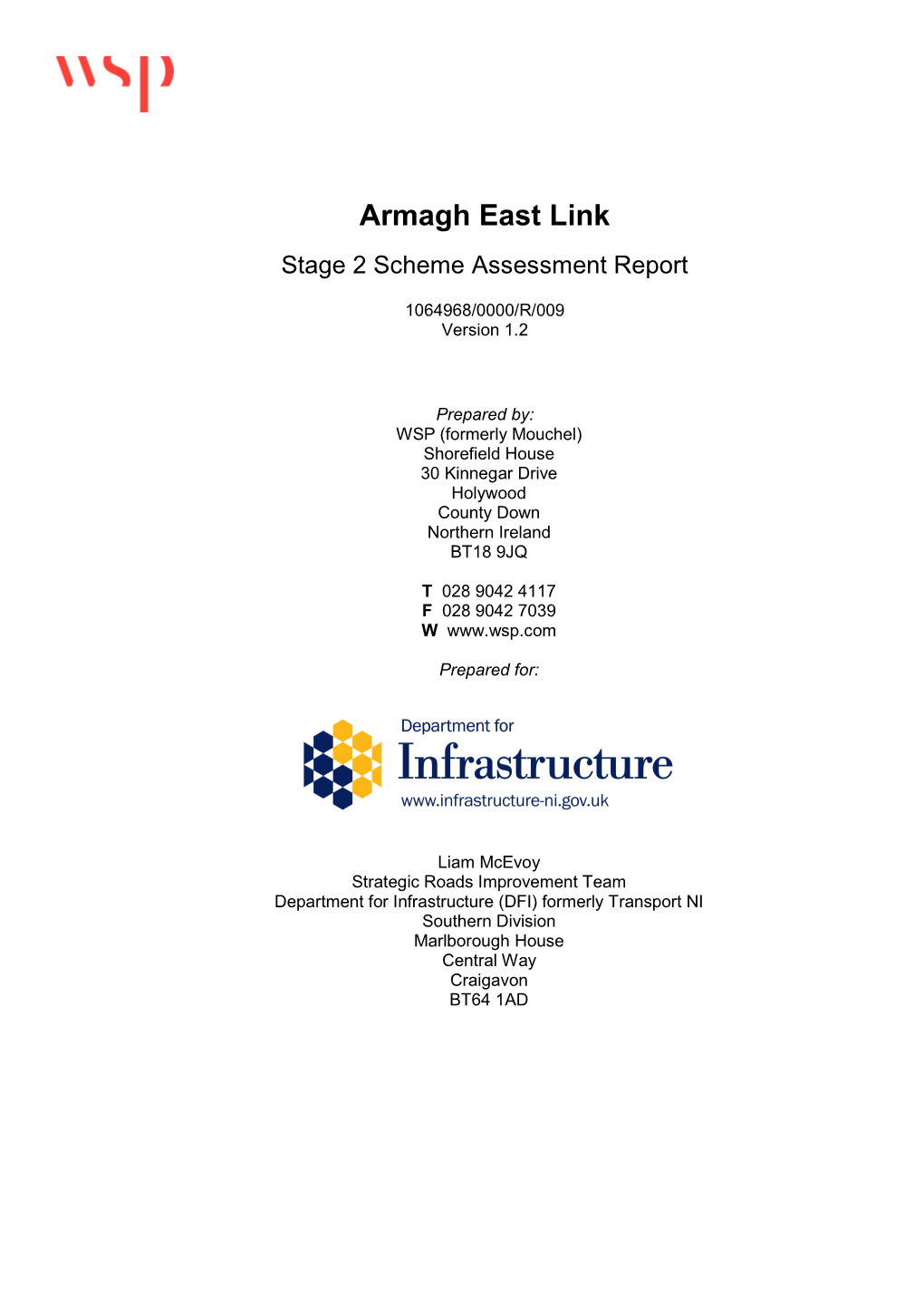 Armagh East Link Stage 2 Scheme Assessment Report