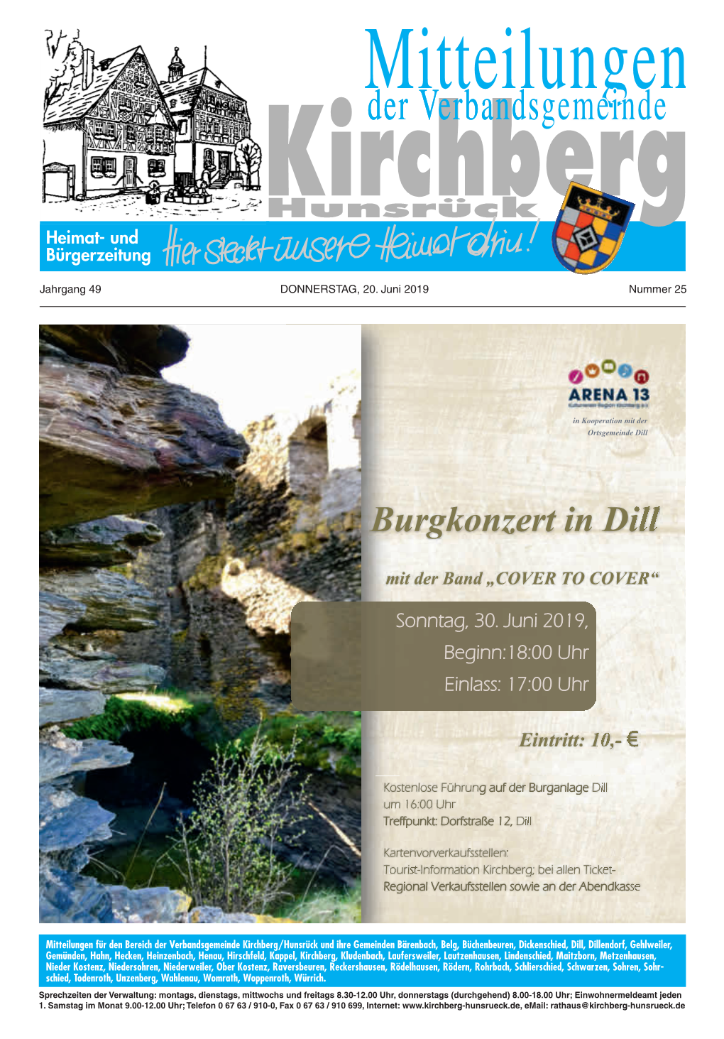 Burgkonzert in Dill