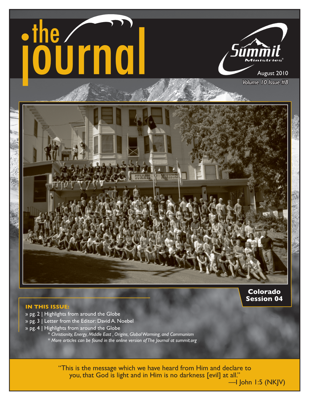 Journal Volume 10 Issue #8