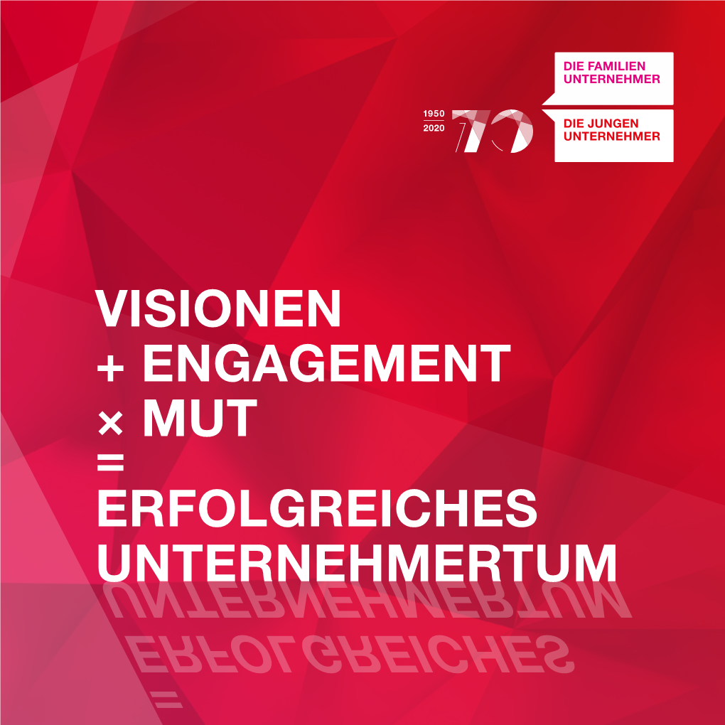 Visionen + Engagement × Mut Erfolgreiches