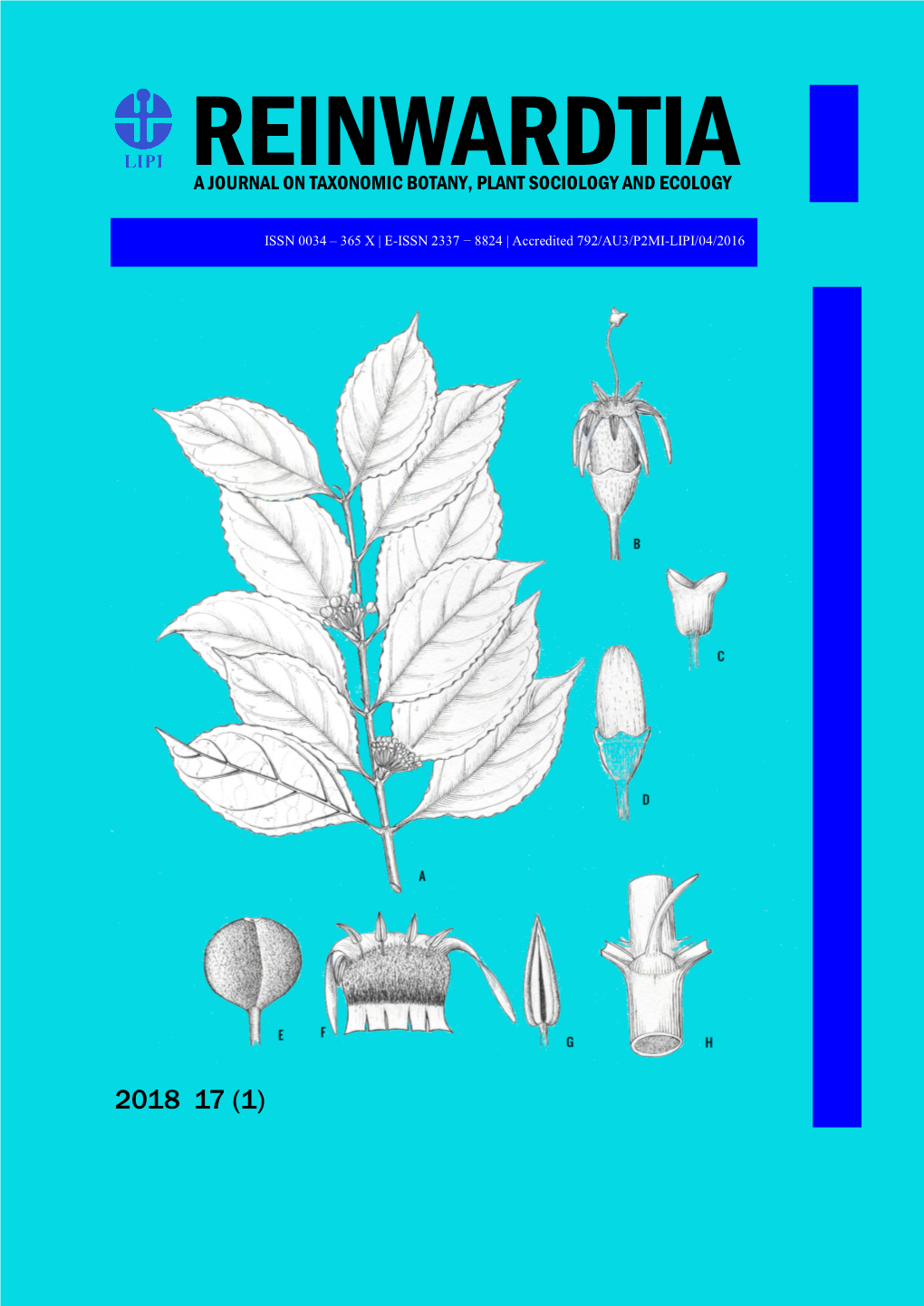 Reinwardtia a Journal on Taxonomic Botany, Plant Sociology and Ecology