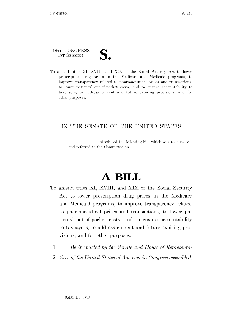 Prescription Drug Pricing Reduction Act of 2019’’