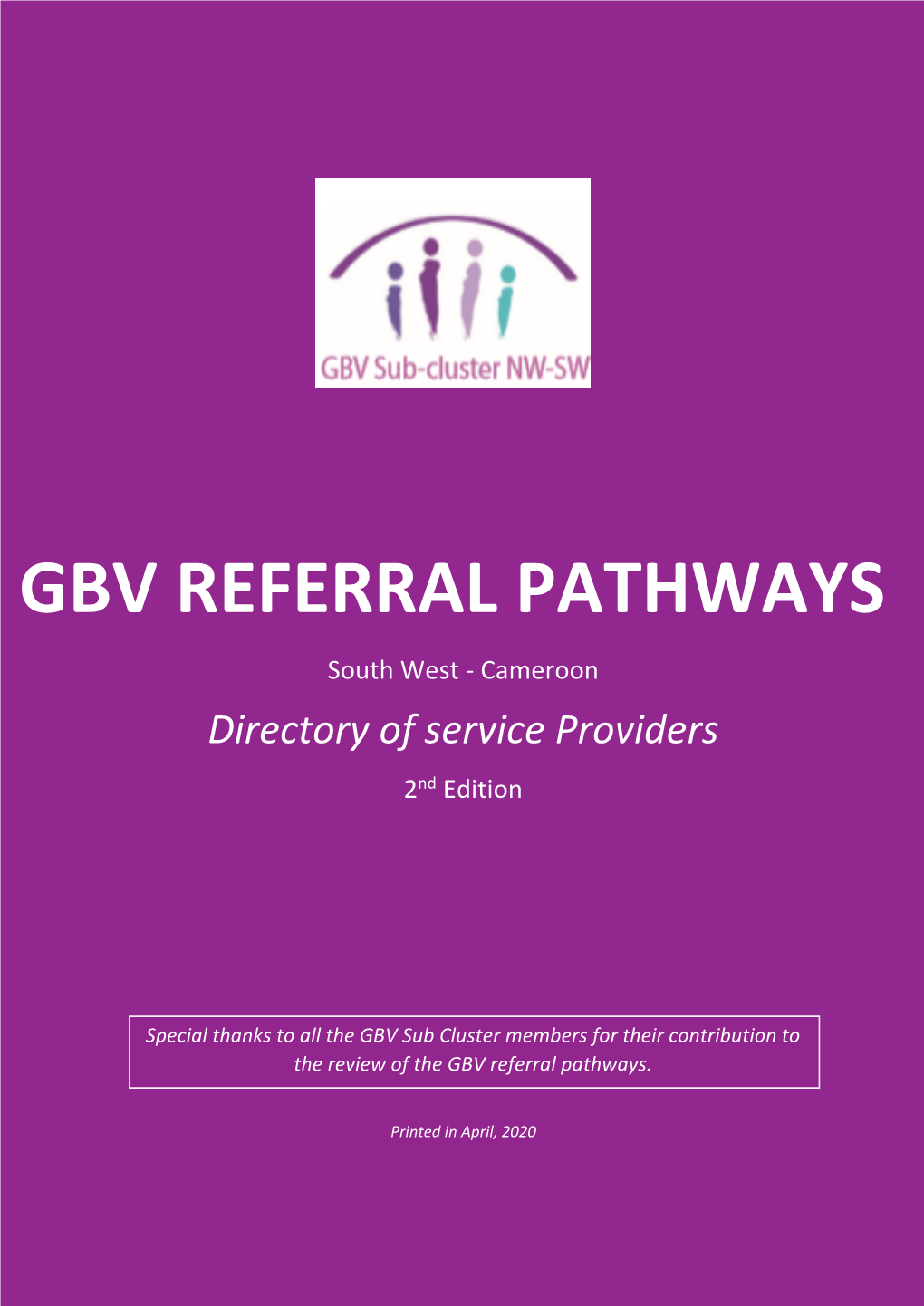 Gbv Referral Pathways