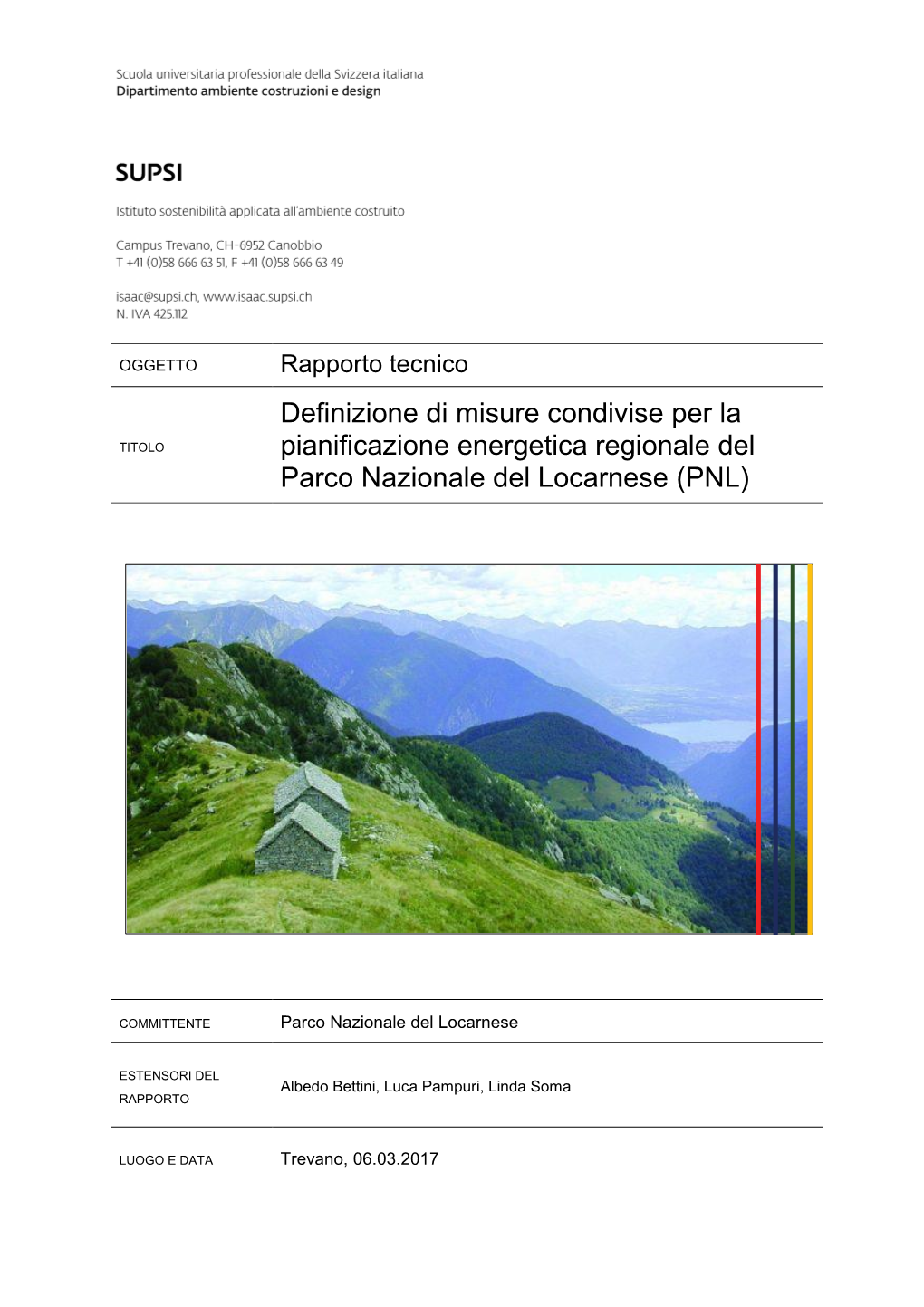 Definizione Di Misure Condivise Per La Pianificazione Energetica Regionale