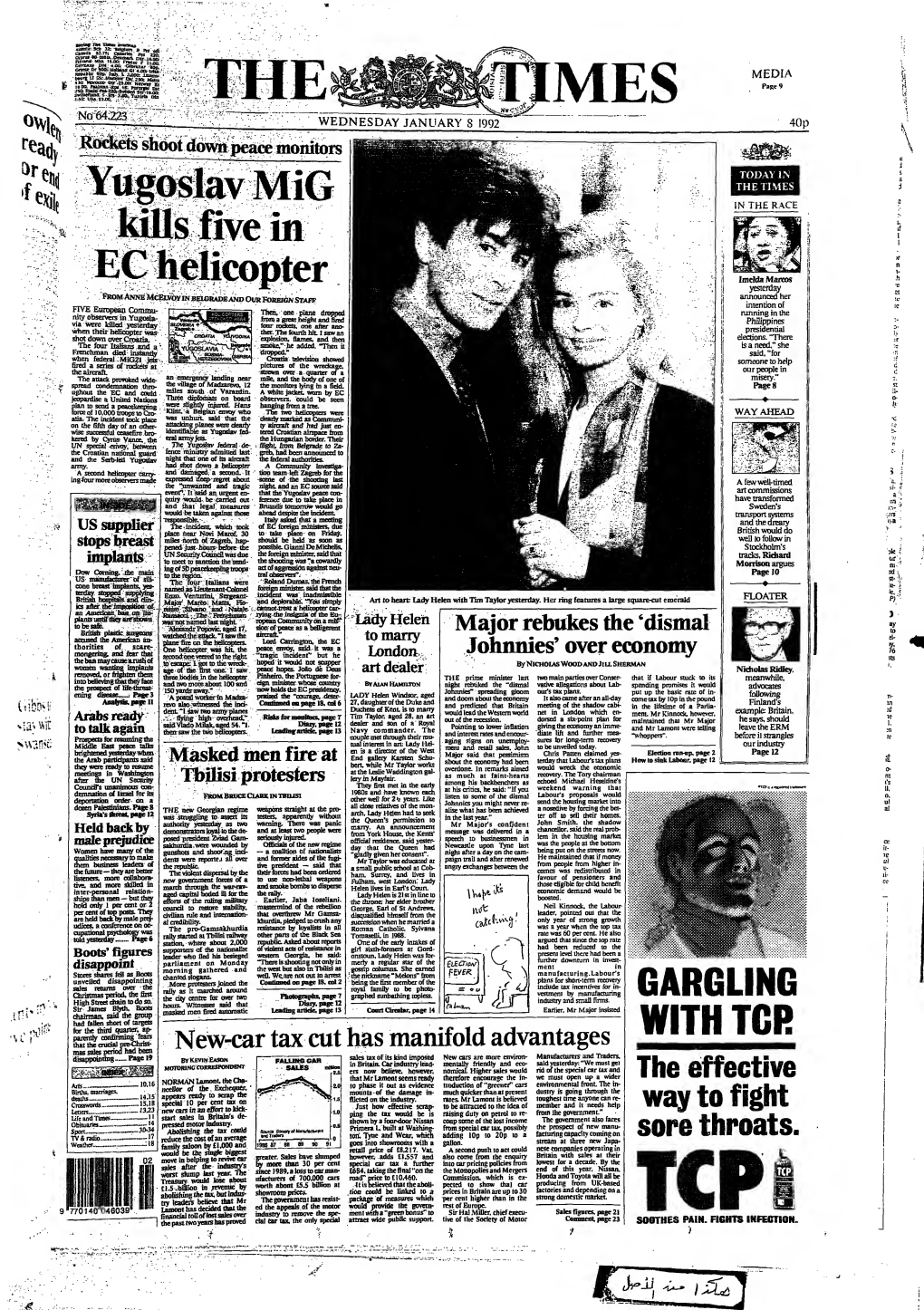 The Times , 1992, UK, English