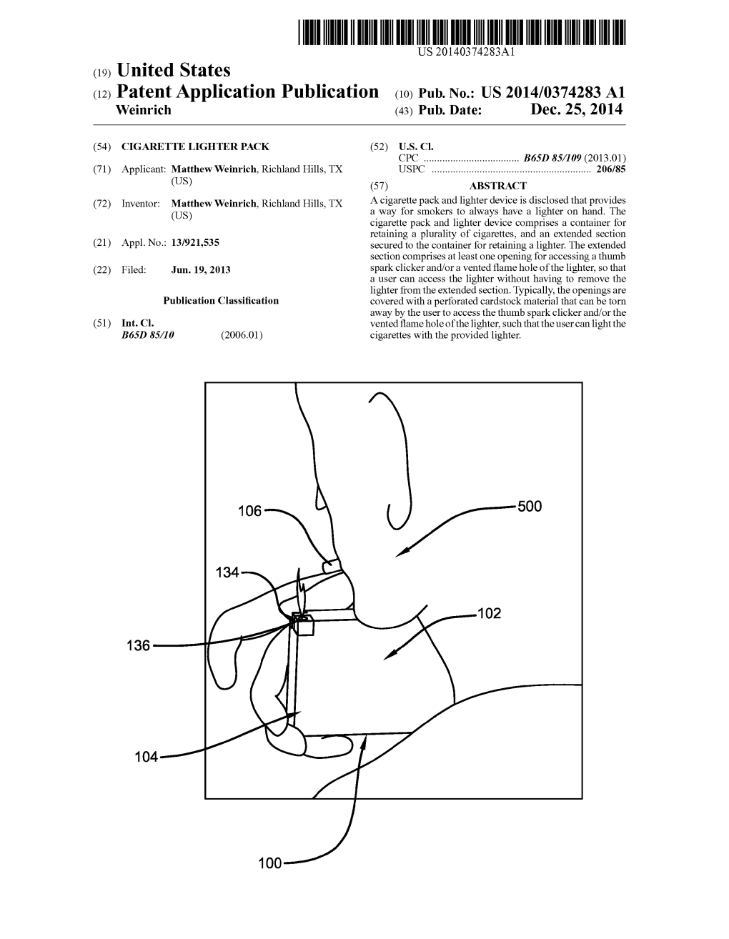 (19) United States (12) Patent Application Publication (10) Pub