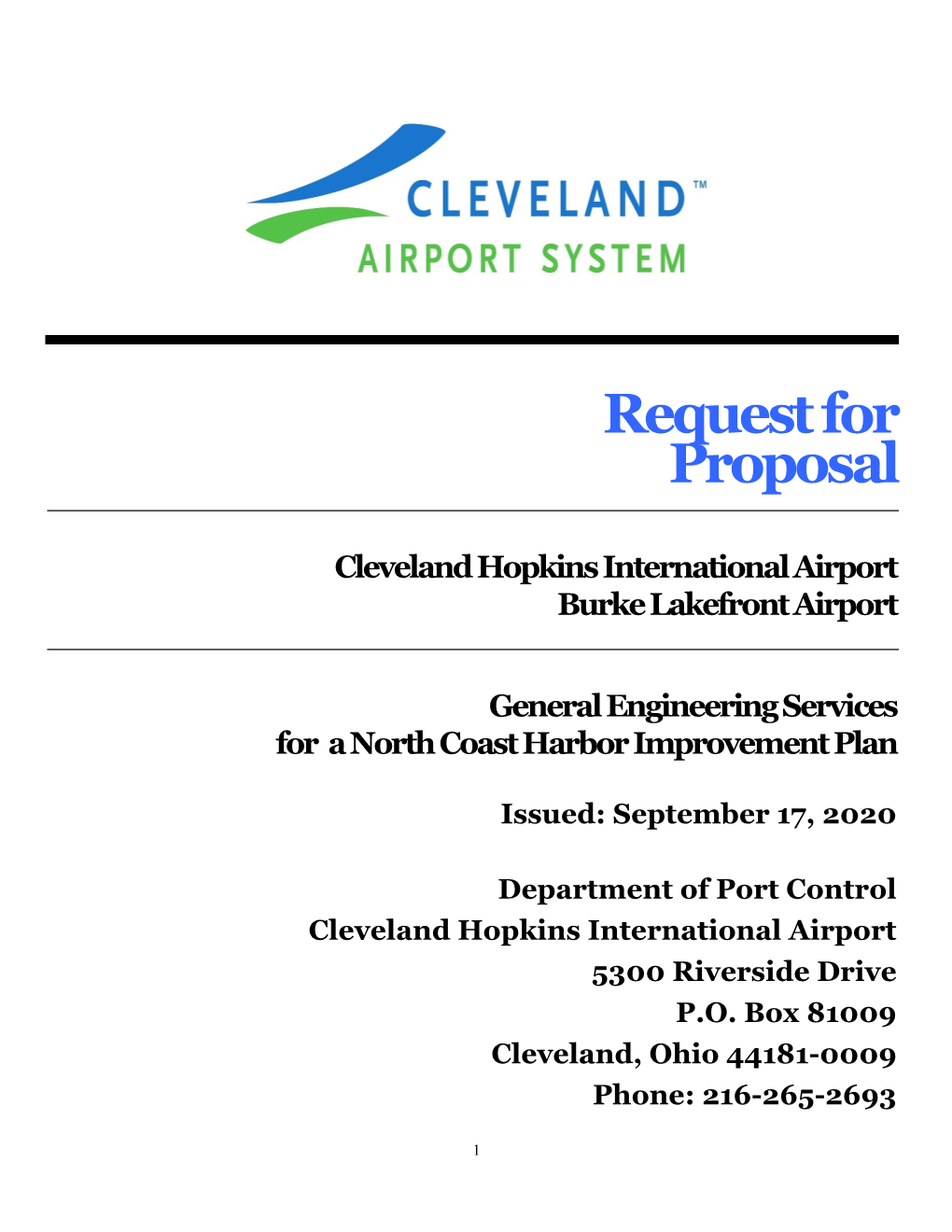 North Coast Harbor Improvement Plan