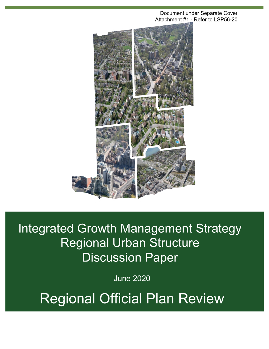 Integrated Growth Management Strategy Regional Urban Structure Discussion Paper