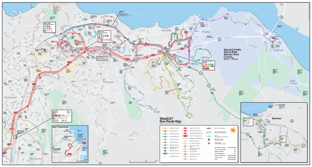 Westcat Bus Route