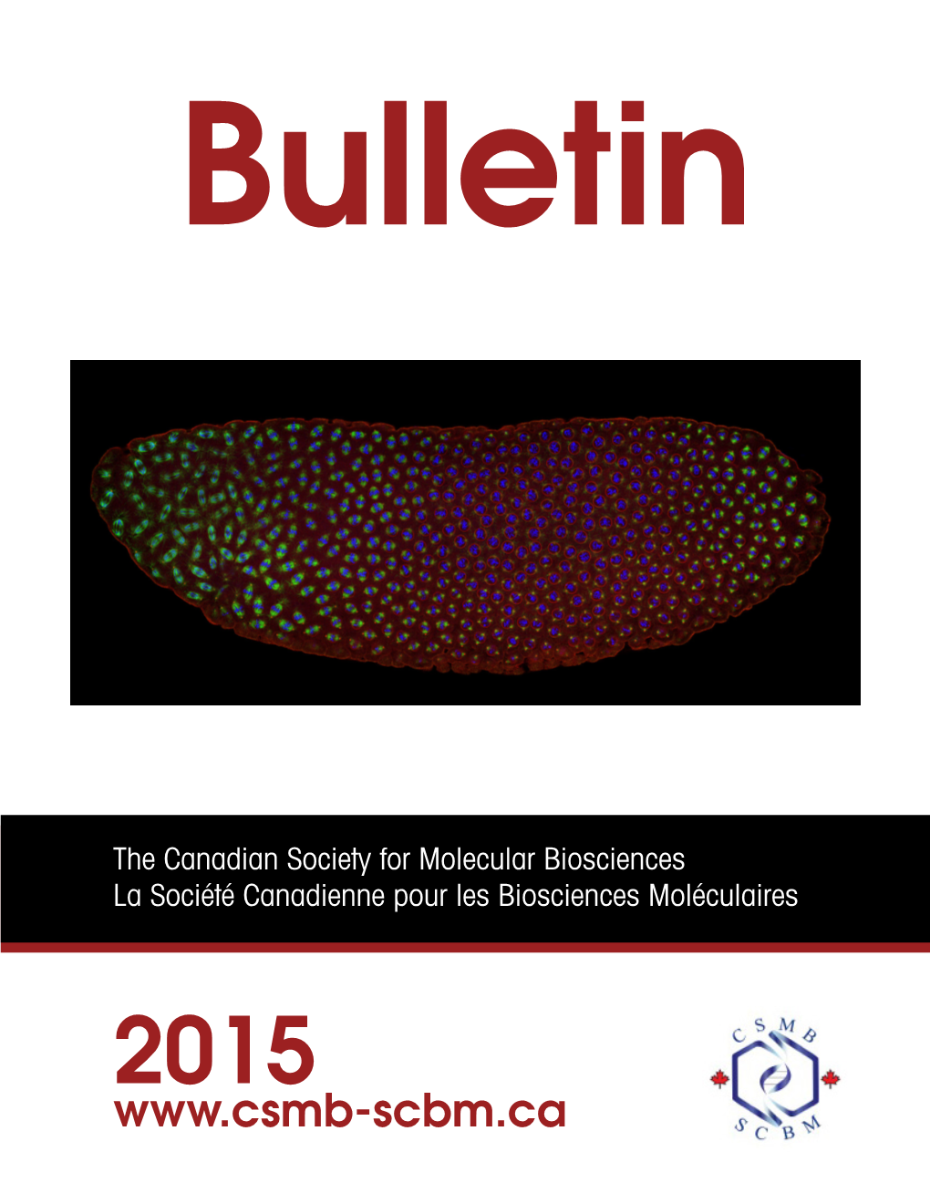 Bulletin the Canadian Society for Molecular Biosciences La Société Canadienne Pour Les Biosciences Moléculaires