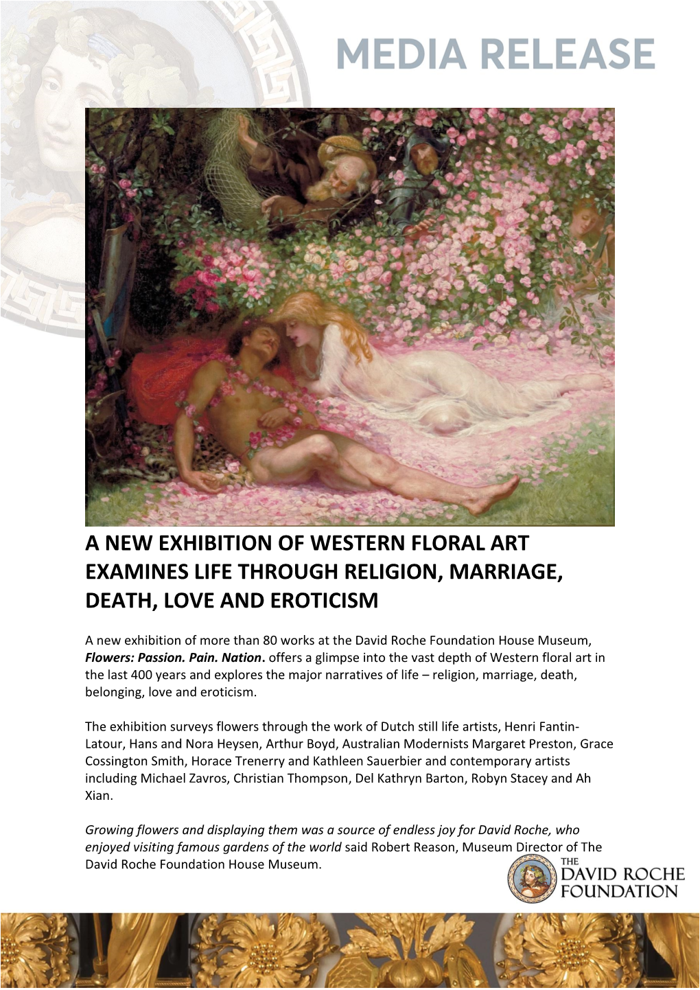 A New Exhibition of Western Floral Art Examines Life Through Religion, Marriage, Death, Love and Eroticism