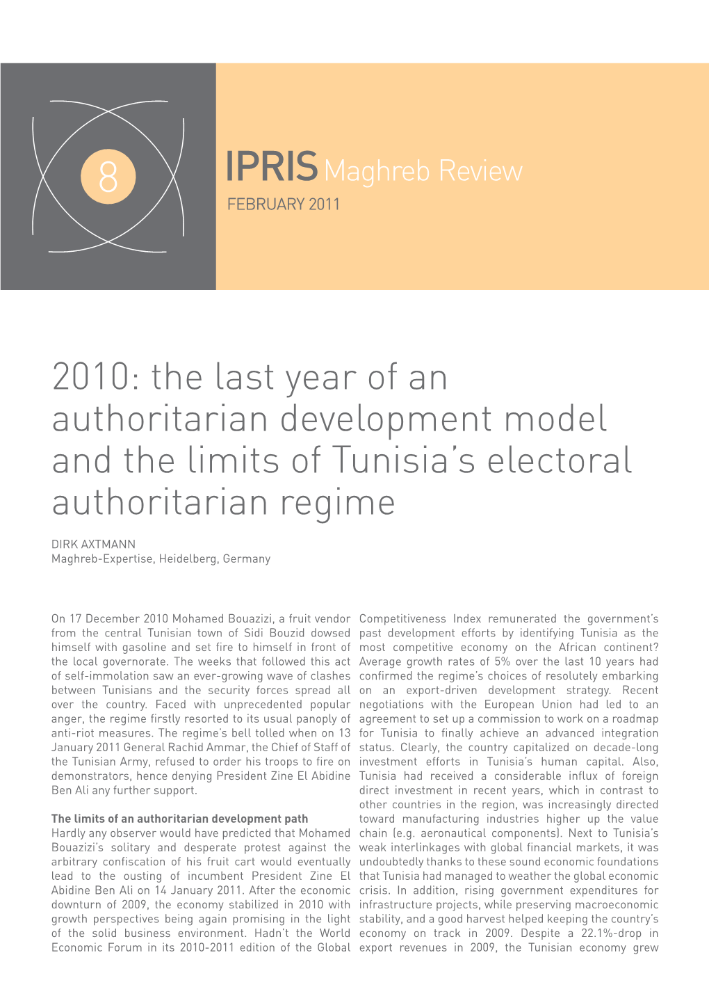 IPRIS Maghreb Bulletin 8