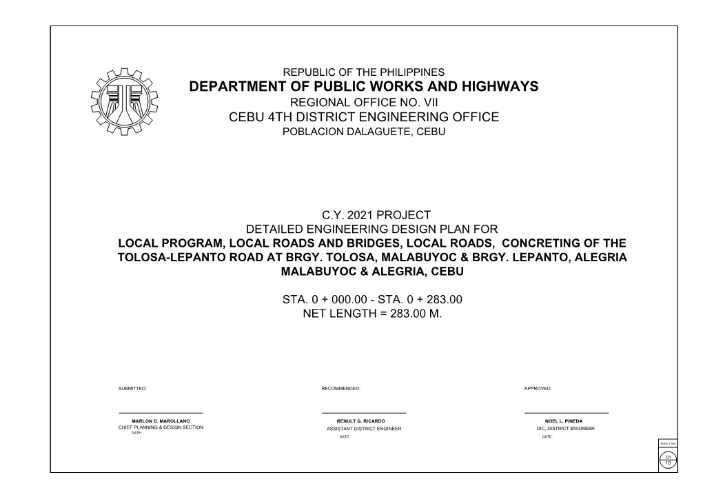 Department of Public Works and Highways Regional Office No