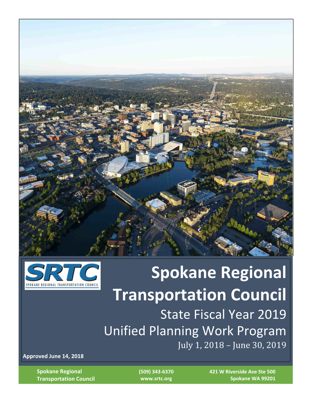 SFY 2019 Unified Planning Work Program