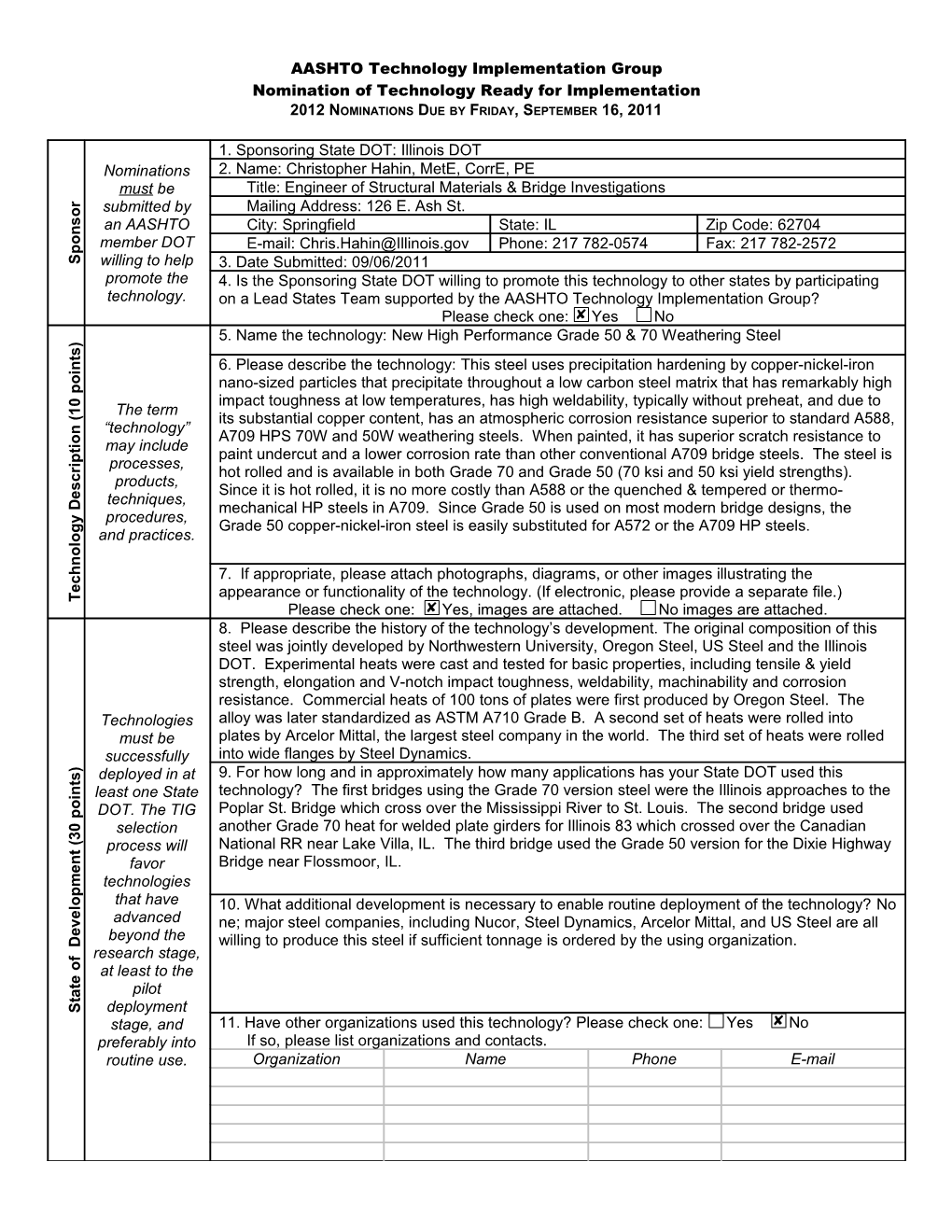 AASHTO Technology Implementation Group s3