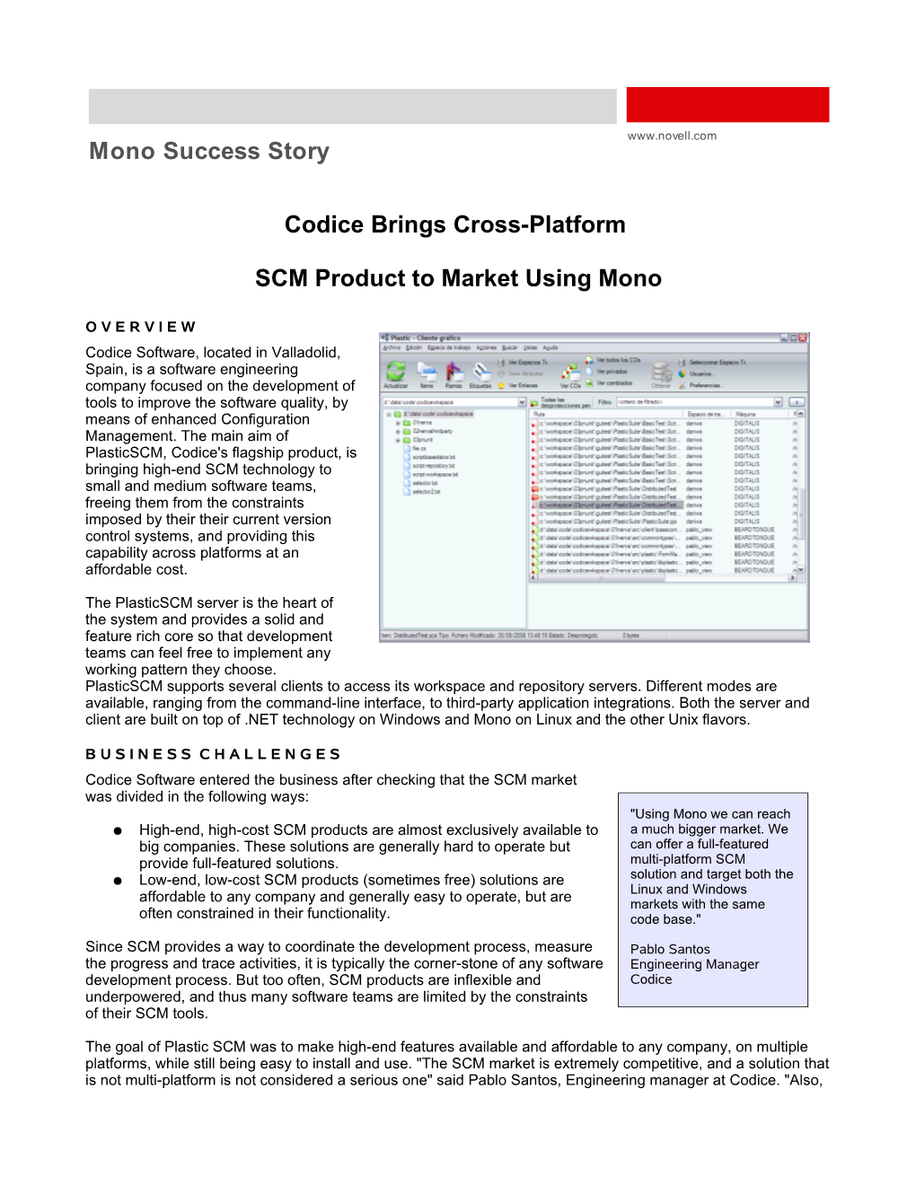 Codice Brings Cross-Platform SCM Product to Market Using Mono