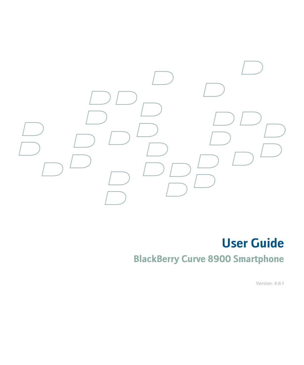 Blackberry Curve 8900 Manual