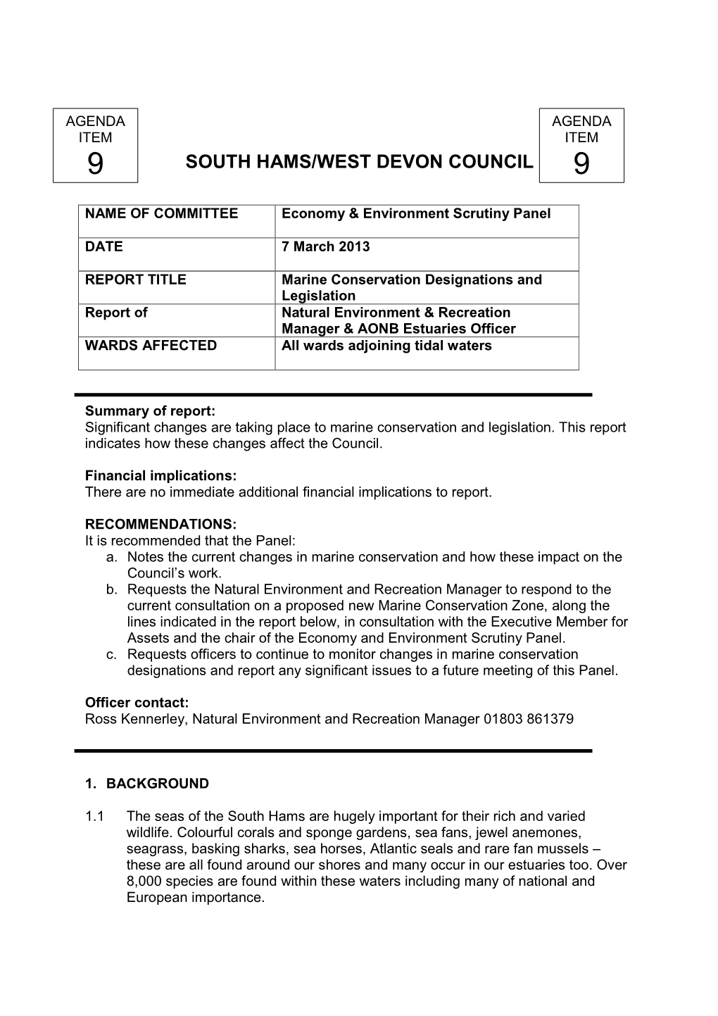 South Hams/West Devon Council 9