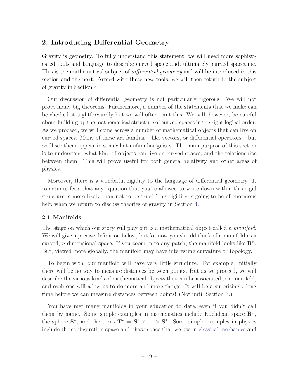 2. Introducing Differential Geometry