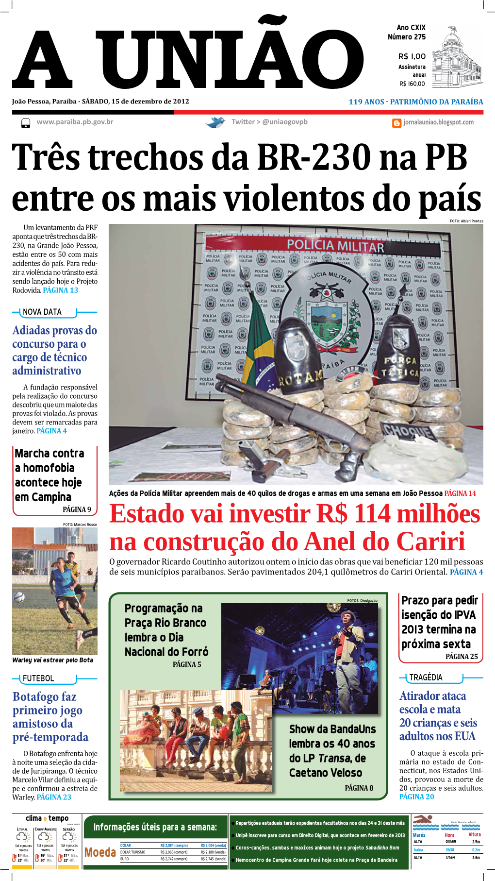 Estado Vai Investir R$ 114 Milhões Na Construção Do Anel Do Cariri