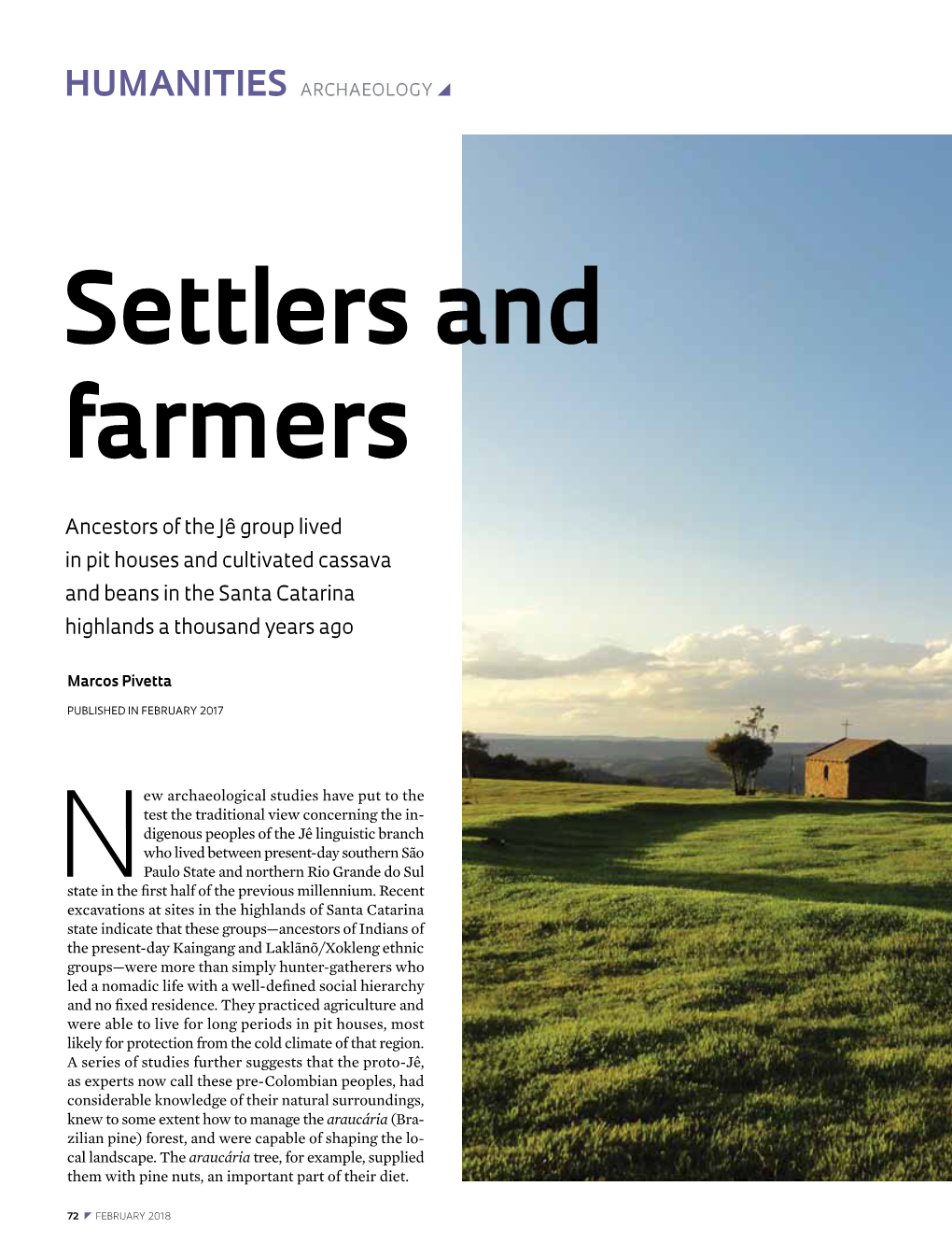 Settlers and Farmers