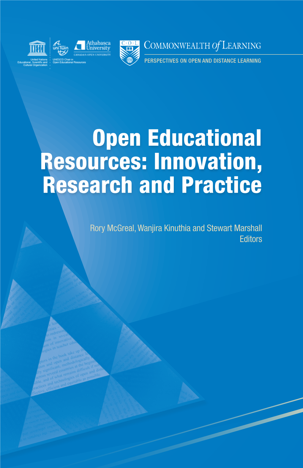 Open Educational Resources: Innovation, Research and Practice