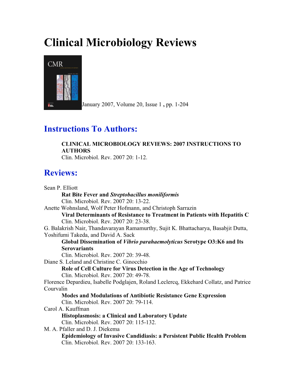 Streptobacillus Moniliformis Clin