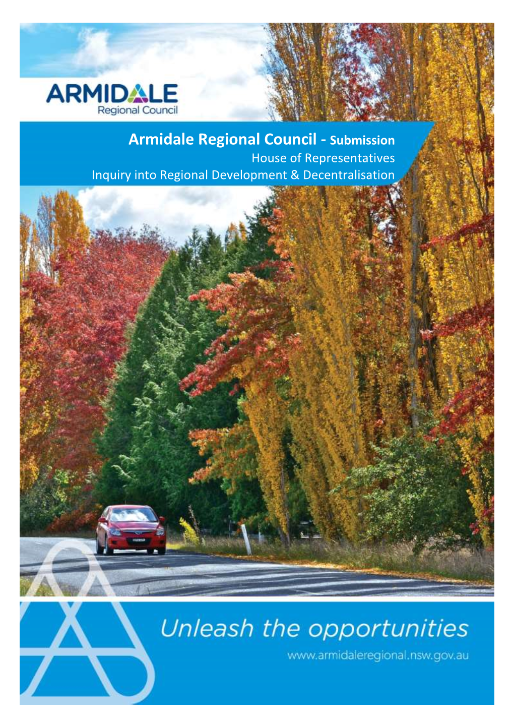 Armidale Regional Council - Submission House of Representatives Inquiry Into Regional Development & Decentralisation