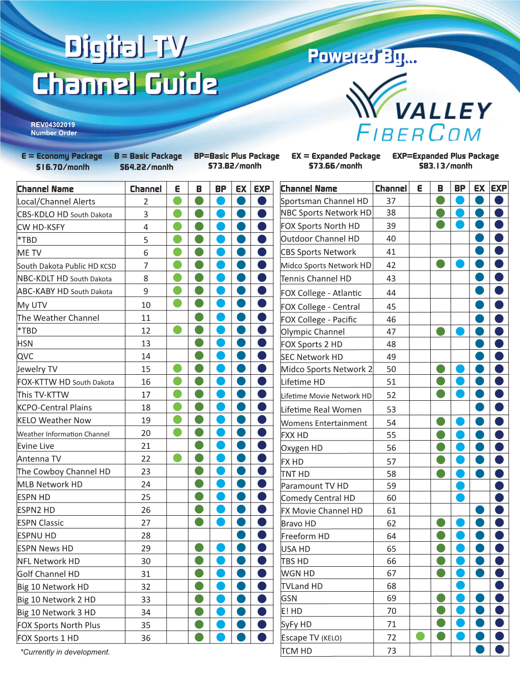 Digital TV Channel Guide