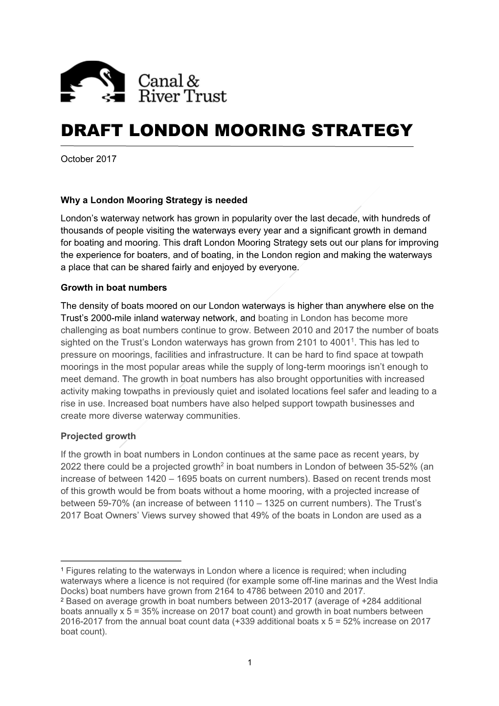 Draft London Mooring Strategy