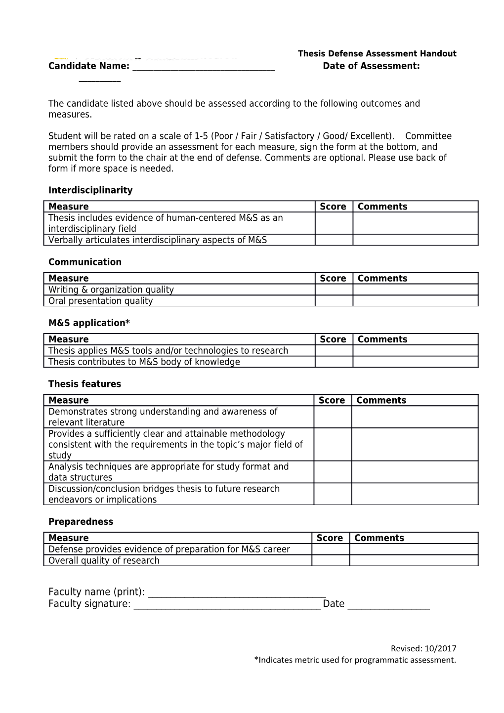 Master of Science Capstone Project Final Examination Assessment Form s1