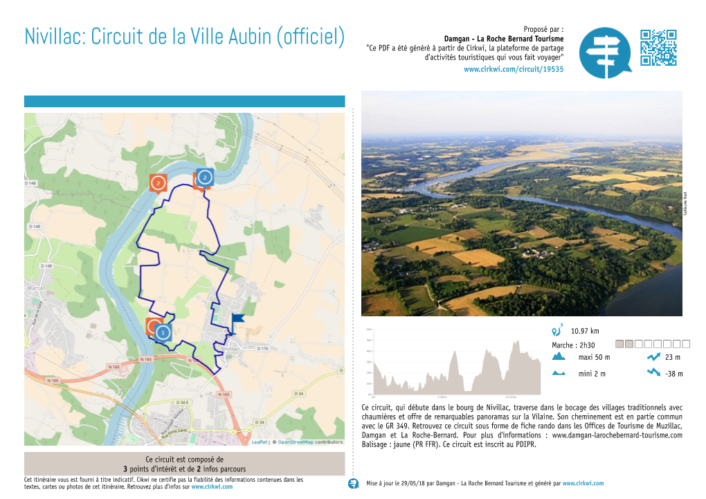 Nivillac:Circuit De La Ville Aubin (Officiel)